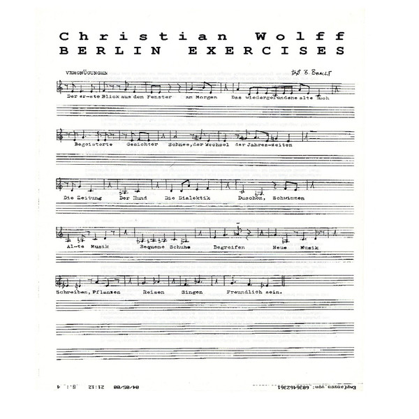 Berlin Exercises