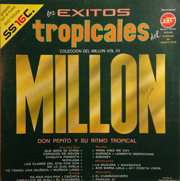 Los Éxitos Tropicales Del Millón