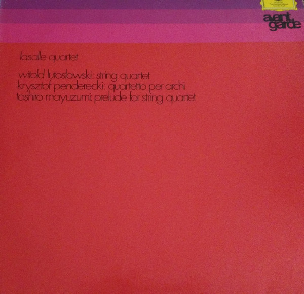 String Quartet / Quartetto Per Archi / Prelude For String Quartet