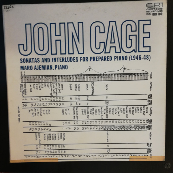 Sonatas And Interludes For Prepared Piano (1946-48)