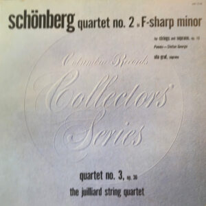 Quartet No. 2 In F-Sharp Minor For Strings And Soprano, Op. 10 / Quartet No. 3, Op. 30