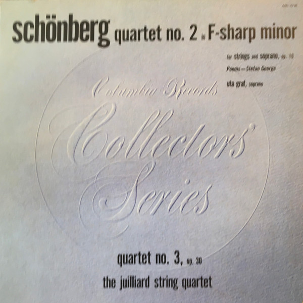 Quartet No. 2 In F-Sharp Minor For Strings And Soprano, Op. 10 / Quartet No. 3, Op. 30