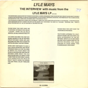 Interviews With Lyle Mays And Pat Metheny