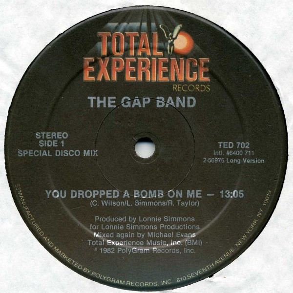 You Dropped A Bomb On Me
