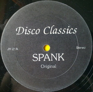 Spank (Special Disco Re-Mix)