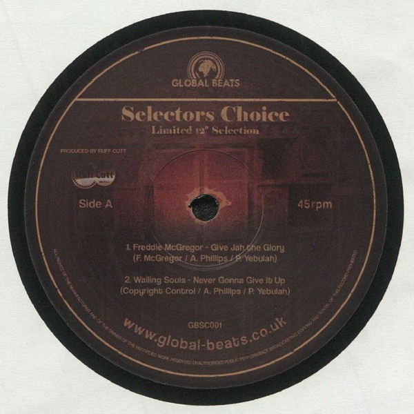 Give Jah The Glory / Never Gonna Give It Up / Israelites Dem A Come / Adwa Dub