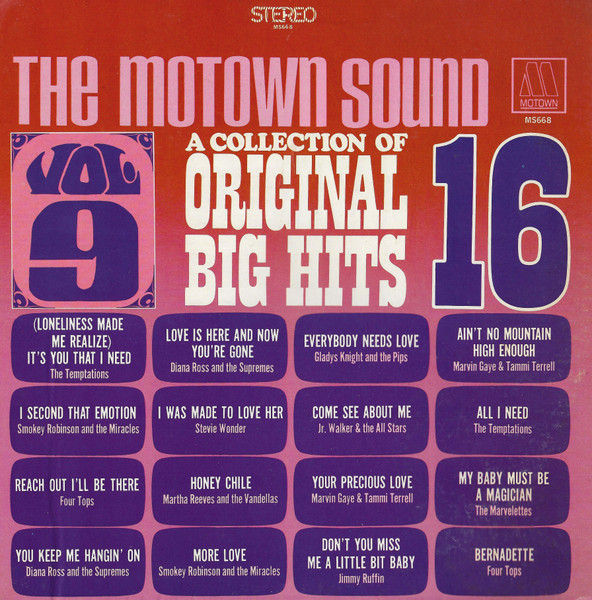 The Motown Sound (A Collection Of 16 Original Hits Vol. 9)