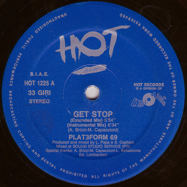 Get Stop / Axel F