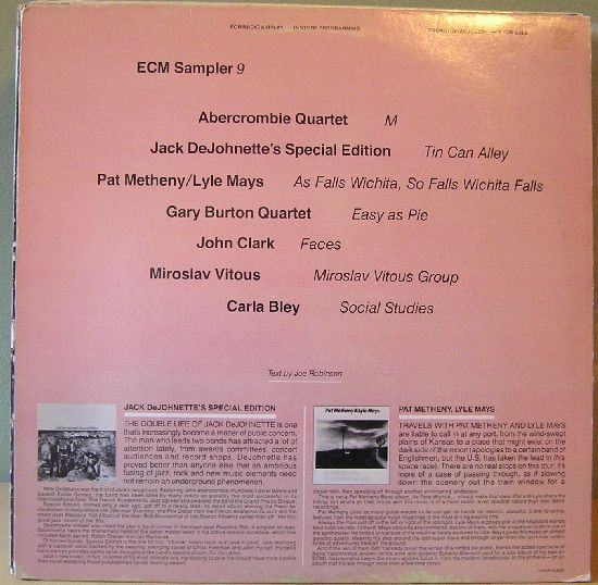ECM Sampler 9