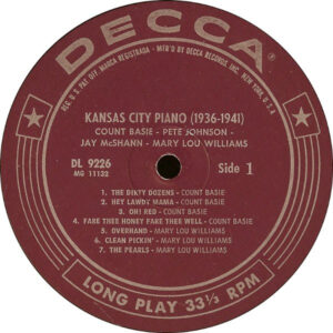 Kansas City Piano (1936-1941)