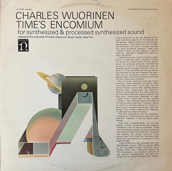 Time's Encomium (For Synthesized & Processed Synthesized Sound)