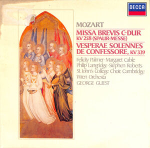 Missa Brevis C-dur Kv 258 (‘Spaur-Messe’) / Vesperae Solennes De Confessore, Kv 339