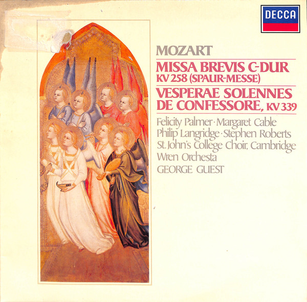 Missa Brevis C-dur Kv 258 ('Spaur-Messe') / Vesperae Solennes De Confessore, Kv 339