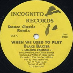 When We Used To Play