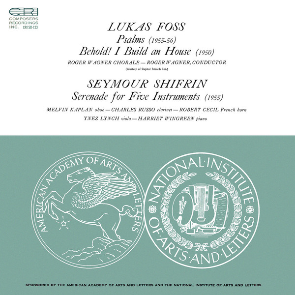 Psalms / Behold! I Build An House / Serenade For Five Instruments