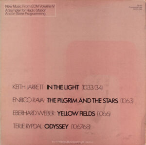 New Music From ECM Volume IV – A Sampler for Radio Station And In-Store Programming