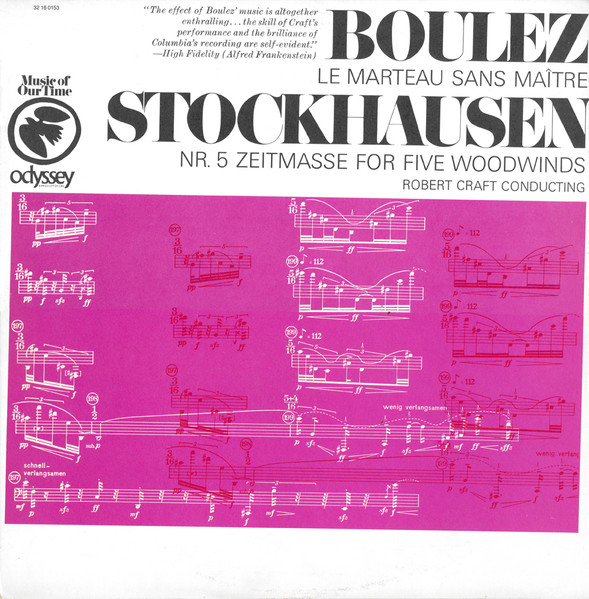 Le Marteau Sans Maître / Nr. 5 Zeitmasse For Five Woodwinds