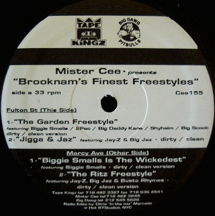 Mister Cee Presents 'Brooknam's Finest Freestyles'