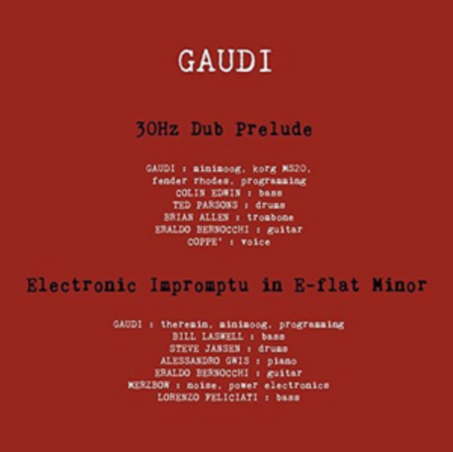 30Hz Dub Prelude / Electronic Impromptu In E-flat Minor